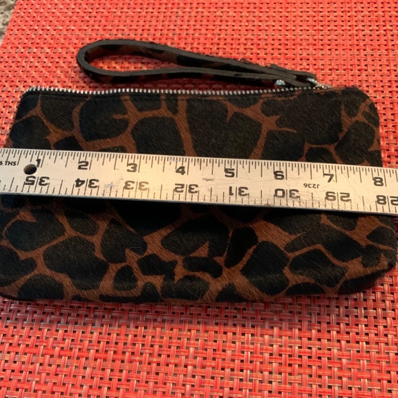 In  Pell Leather Italian Animal Print Wristlet - Picture 4 of 6